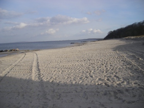 Strand im Febr.